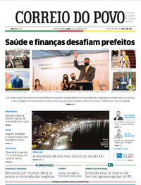 Capa do jornal Correio do Povo 02/01/2021