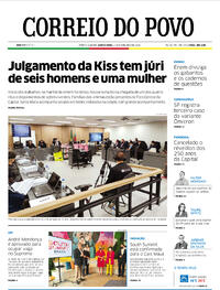 Capa do jornal Correio do Povo 02/12/2021