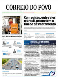 Capa do jornal Correio do Povo 03/11/2021