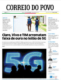 Capa do jornal Correio do Povo 05/11/2021
