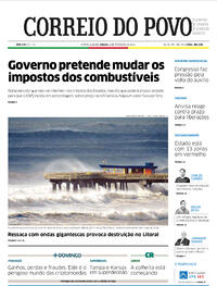 Capa do jornal Correio do Povo 06/02/2021