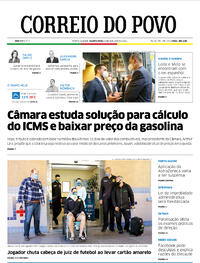Capa do jornal Correio do Povo 06/10/2021