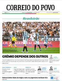 Capa do jornal Correio do Povo 06/12/2021