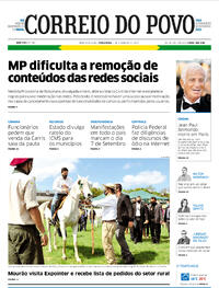 Capa do jornal Correio do Povo 07/09/2021