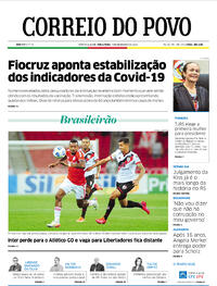 Capa do jornal Correio do Povo 07/12/2021