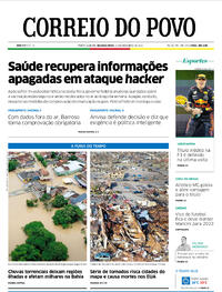 Capa do jornal Correio do Povo 13/12/2021