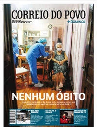 Capa do jornal Correio do Povo 21/02/2021