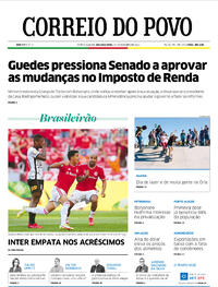 Capa do jornal Correio do Povo 25/10/2021