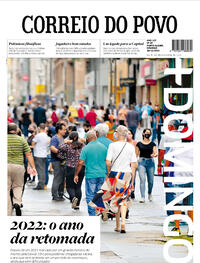Capa do jornal Correio do Povo 25/12/2021