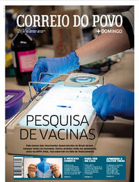 Capa do jornal Correio do Povo 28/03/2021