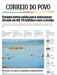 Capa do jornal Correio do Povo 29/12/2021