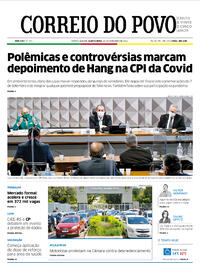 Capa do jornal Correio do Povo 30/09/2021