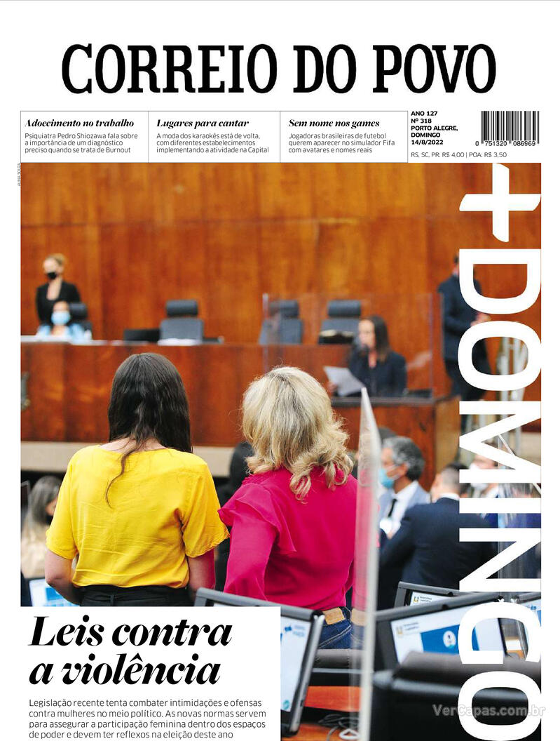 Capa Correio Do Povo Terça,30 De Maio De 2017