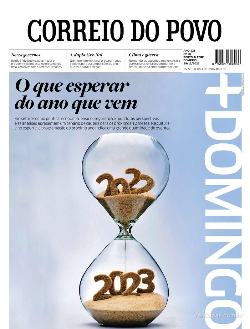 Capa Correio Do Povo Edi O Sexta De Janeiro De