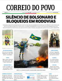 Capa do jornal Correio do Povo 01/11/2022