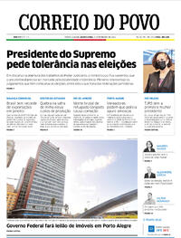 Capa do jornal Correio do Povo 02/02/2022