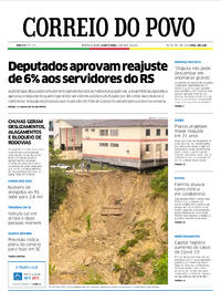 Capa do jornal Correio do Povo 04/05/2022