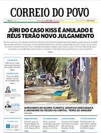 Capa do jornal Correio do Povo 04/08/2022