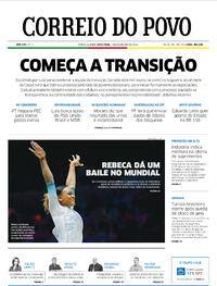 Capa do jornal Correio do Povo 04/11/2022