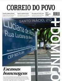 Capa do jornal Correio do Povo 05/03/2022