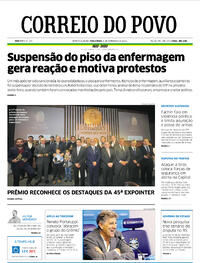 Capa do jornal Correio do Povo 06/09/2022
