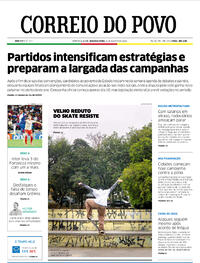 Capa do jornal Correio do Povo 08/08/2022