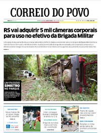 Capa do jornal Correio do Povo 09/06/2022