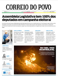 Capa do jornal Correio do Povo 09/08/2022