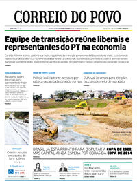 Capa do jornal Correio do Povo 09/11/2022