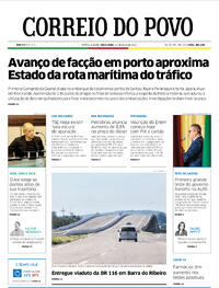 Capa do jornal Correio do Povo 10/05/2022