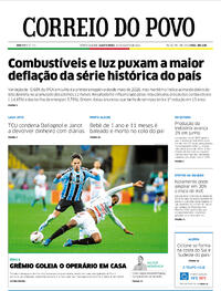 Capa do jornal Correio do Povo 10/08/2022