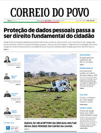 Capa do jornal Correio do Povo 11/02/2022