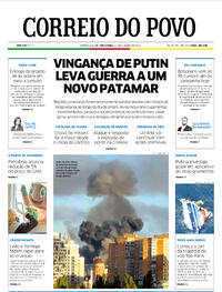 Capa do jornal Correio do Povo 11/10/2022