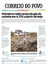 Capa do jornal Correio do Povo 13/09/2022