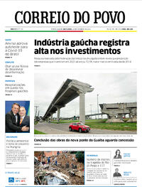 Capa do jornal Correio do Povo 18/02/2022