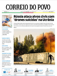 Capa do jornal Correio do Povo 18/10/2022