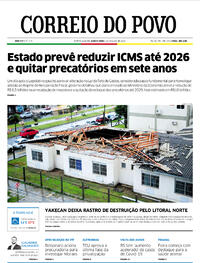 Capa do jornal Correio do Povo 19/05/2022
