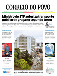 Capa do jornal Correio do Povo 19/10/2022