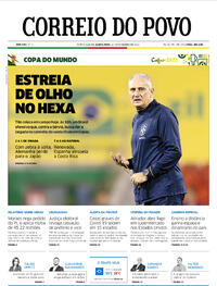 Capa do jornal Correio do Povo 24/11/2022