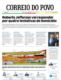 Capa do jornal Correio do Povo 25/10/2022
