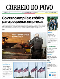 Capa do jornal Correio do Povo 26/05/2022