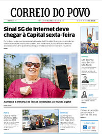 Capa do jornal Correio do Povo 26/07/2022