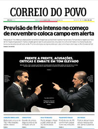 Capa do jornal Correio do Povo 26/10/2022