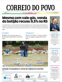 Capa do jornal Correio do Povo 27/06/2022