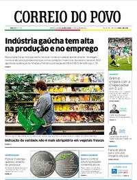 Capa do jornal Correio do Povo 27/07/2022