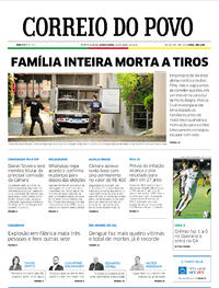 Capa do jornal Correio do Povo 28/04/2022