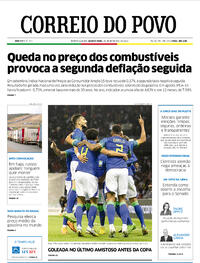 Capa do jornal Correio do Povo 28/09/2022