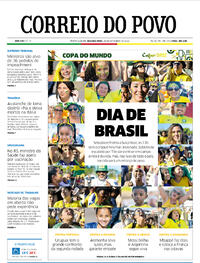 Capa do jornal Correio do Povo 28/11/2022