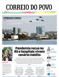 Capa do jornal Correio do Povo 30/03/2022