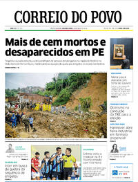 Capa do jornal Correio do Povo 30/05/2022